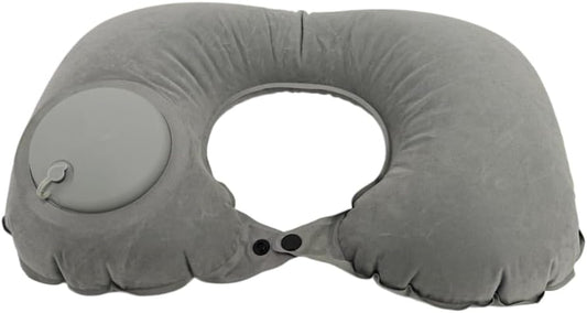Inflatable Portable Travel U-Shaped Pillow - Protects Your Neck While Traveling by Car or Airplane