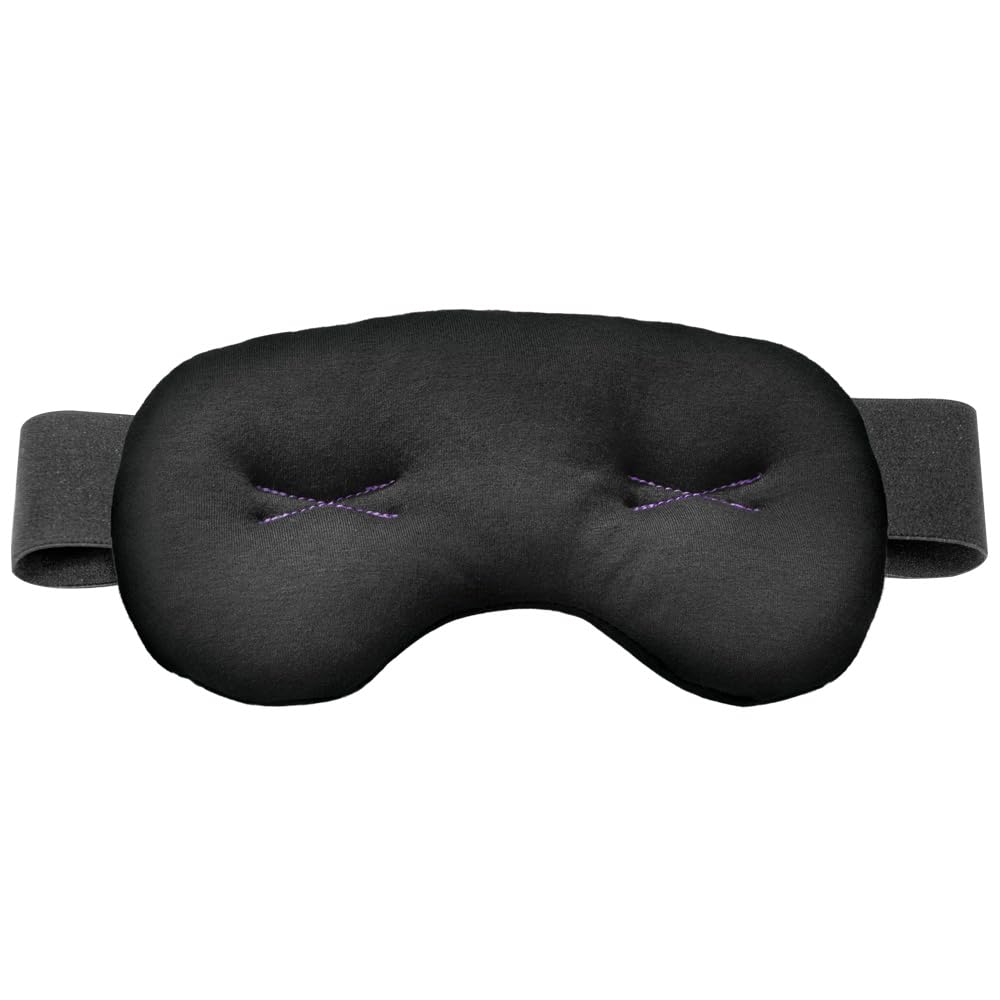 Brownmed Eye Pillow Compression Eye Mask, Cooling, Universal Fit, Black