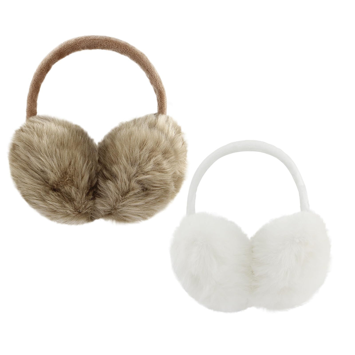 POXIMI Women Winter Earmuffs Girl Ski Adjustable Ear Covers for Kid Cute Bow Ear Warmer Outdoor Earmuff Fleece Lining