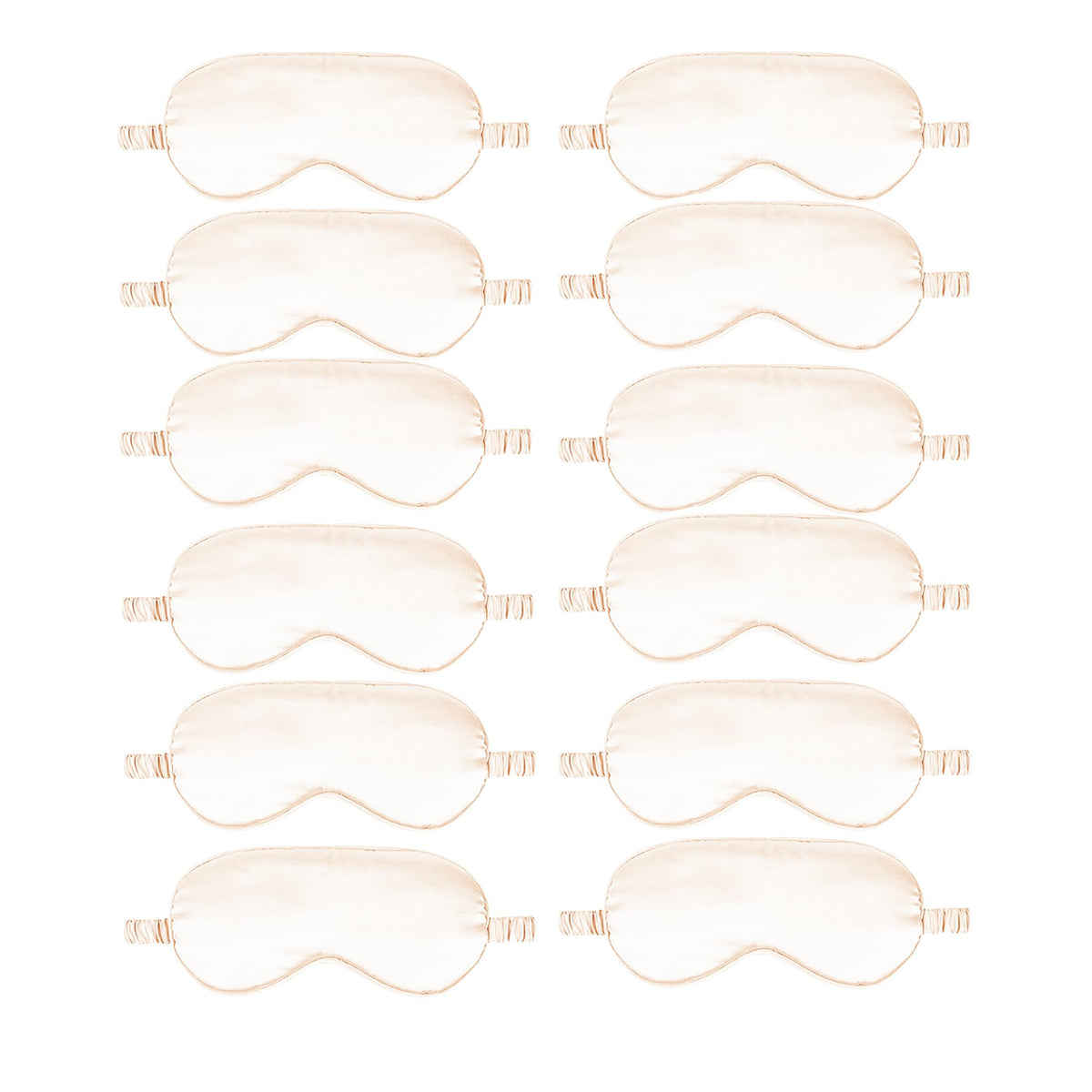 12PACK Silky Sleep Masks Satin Eye Mask Silk Eyes Cover for Sleeping Blackout Eyeshades Soft Blindfold Travel Nap Gifts