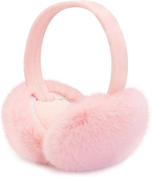 Kids Ear Muffs Girls Foldable Winter Earmuffs Women Ear Warmers Baby