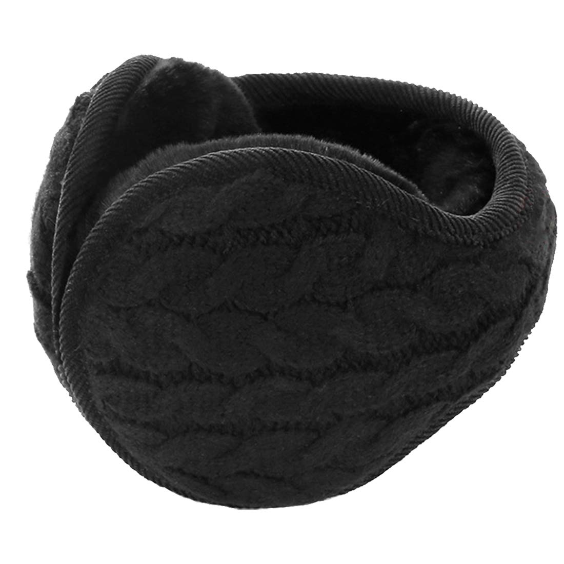 Surblue Unisex Warm Knit Earmuffs Ladies Outdoor Soft Cozy Winter Pure Color Fur Earwarmer