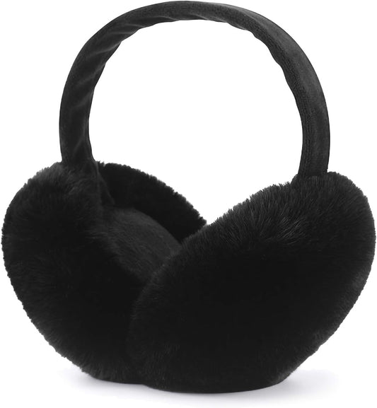 LCXSHYE Winter Ear muffs Faux Fur Warm Earmuffs Cute Foldable Outdoor Ear Warmers For Women Girls