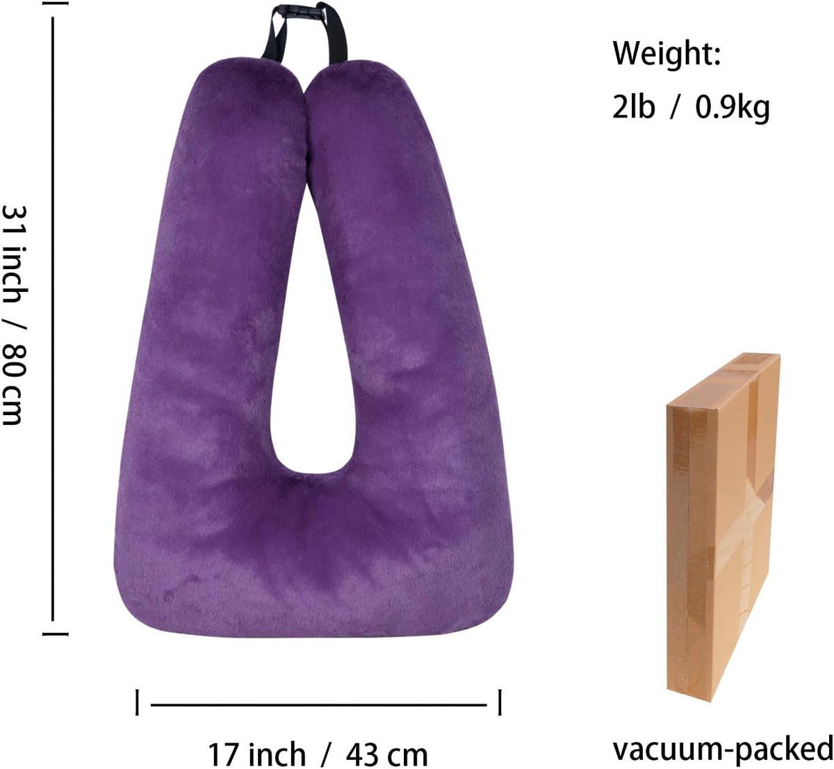 Atablyn Travel Pillows for Car Back Seat U Shaped Travel Pillow Cushion Car Pillow for Family Sleeping Airplane Adults and Children Head Neck and Body Support Long Distance Journey Accessories