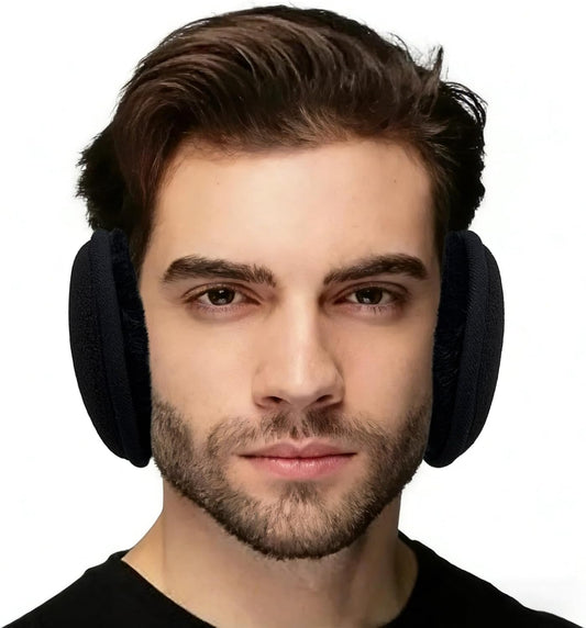 Winter Men Ear muffs Adjustable Unisex Big Size Foldable Outdoor Earmuffs