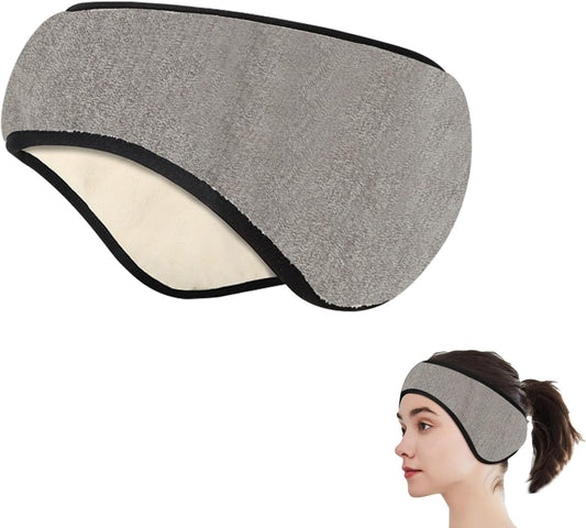 Agatige Sleep Ear Muffs, Soundproof Sleep Earmuff Headband Sleeping Noise Cancelling Ear Wrap Muffs Winter Women Sleep Mask