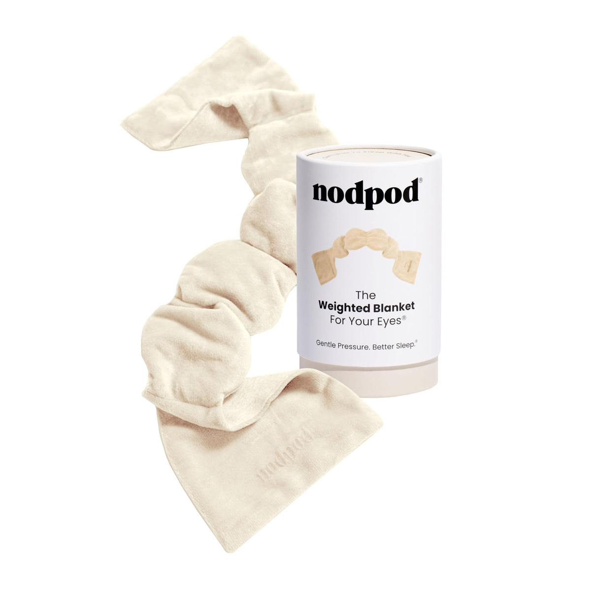 nodpod Patented Gentle Pressure Sleep Mask, Weighted Eye Mask