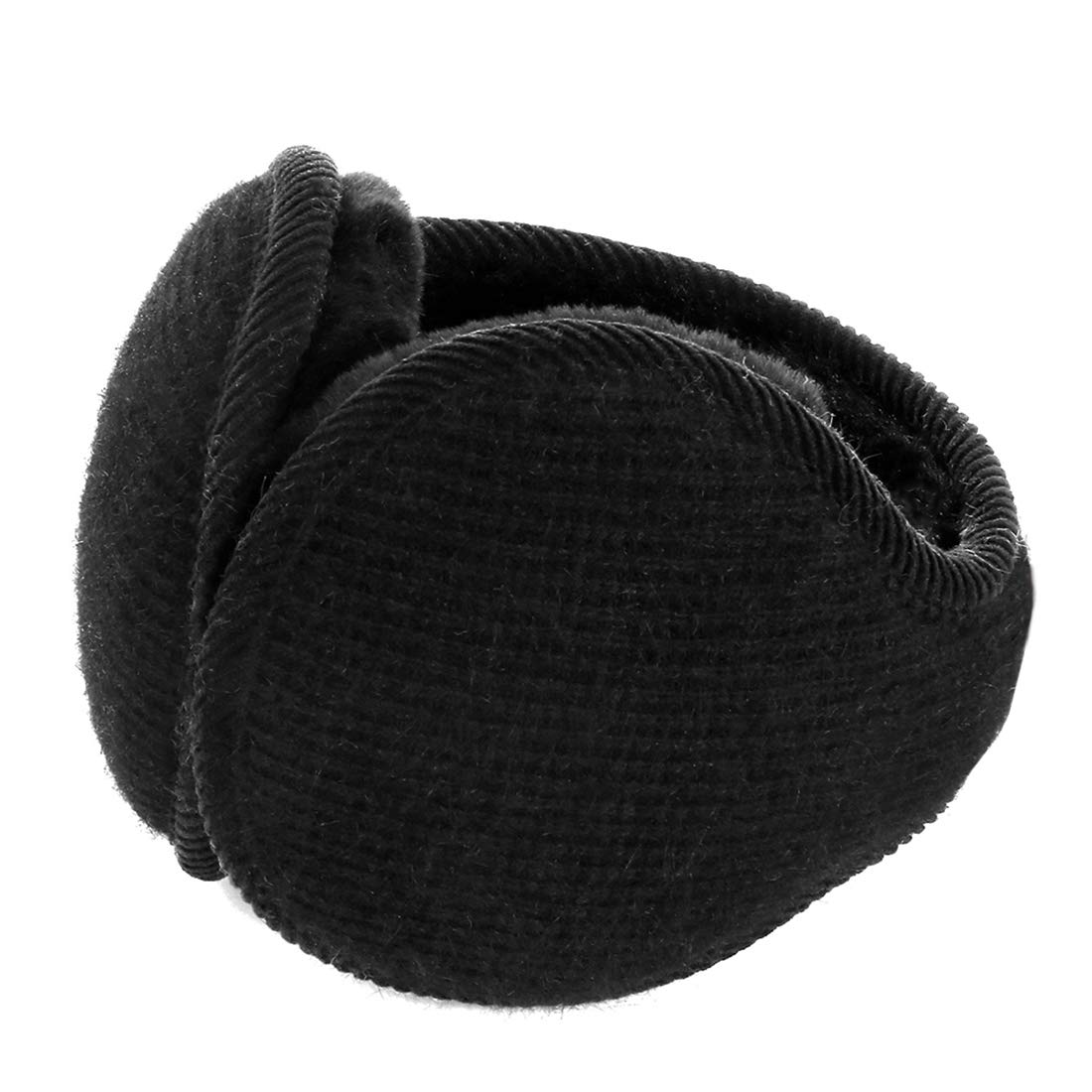 Surblue Unisex Warm Knit Earmuffs Ladies Outdoor Soft Cozy Winter Pure Color Fur Earwarmer