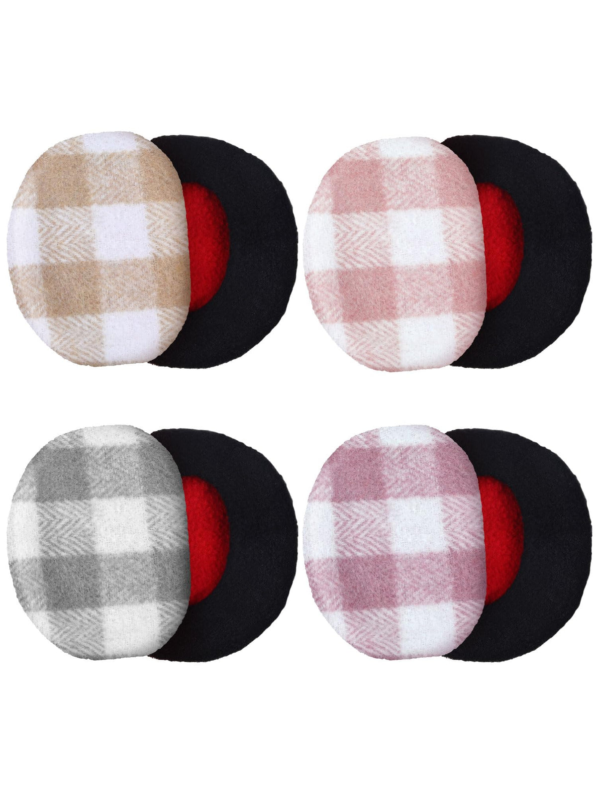 Geyoga 4 Pairs Bandless Ear Muffs