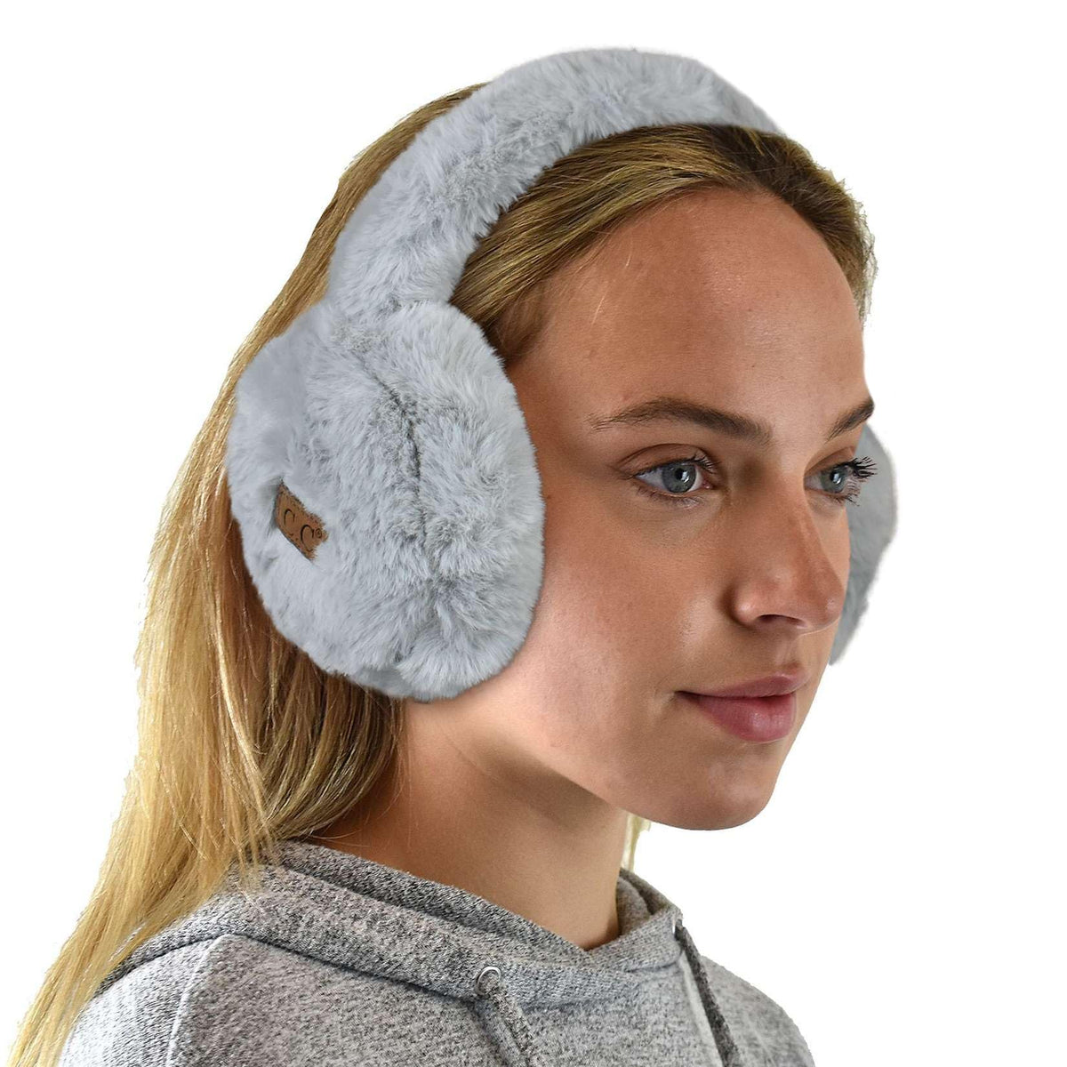 C.C Soft Winter Warm Adjustable Headband Ear Warmer Earmuffs