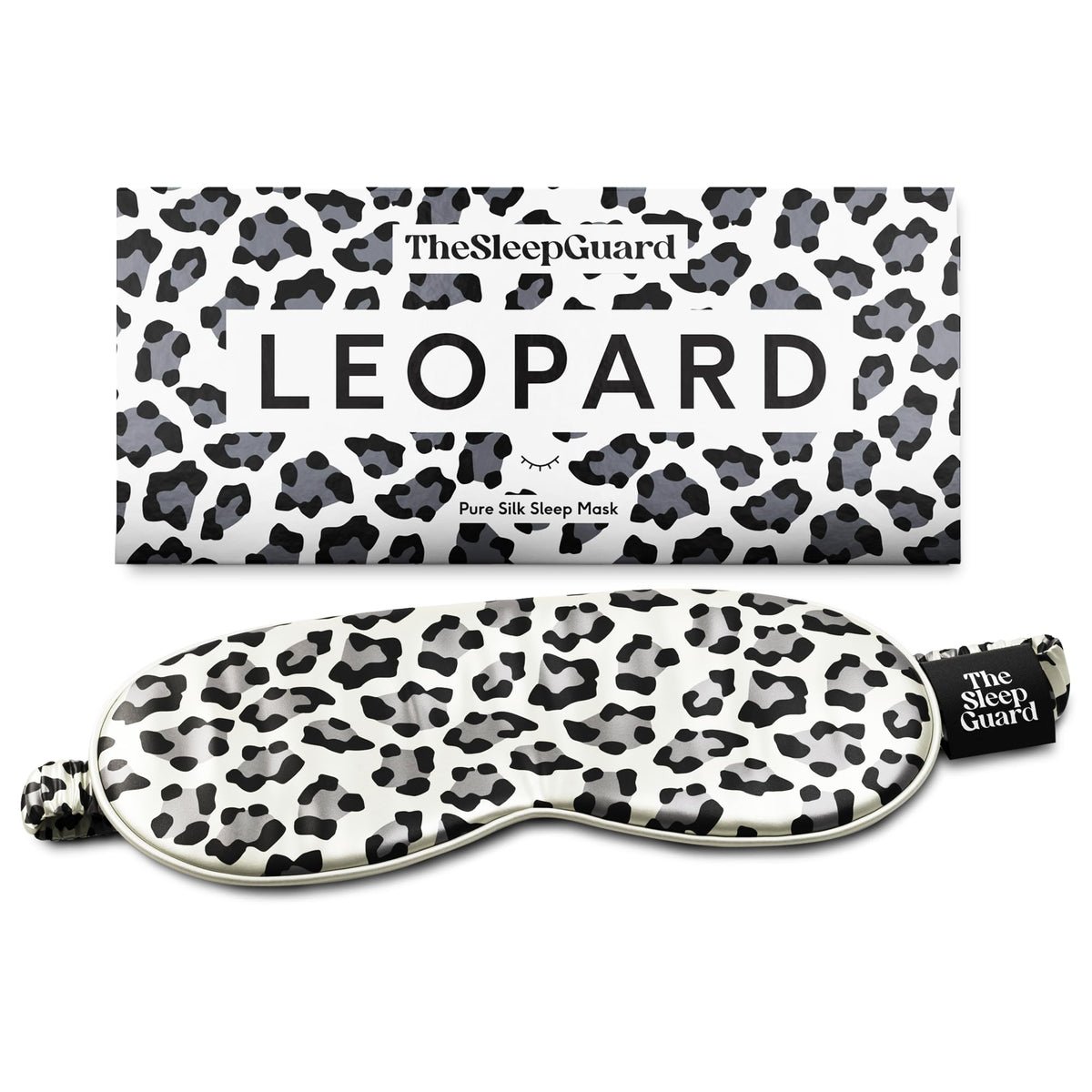 TheSleepGuard Pure Silk Sleep Mask [100% 6A Mulberry Silk, 22 Momme] Light Blocking Travel Essentials. Eye Masks for Sleeping. Black Oeko-Tex Blindfold. Eye Covers for Men & Women