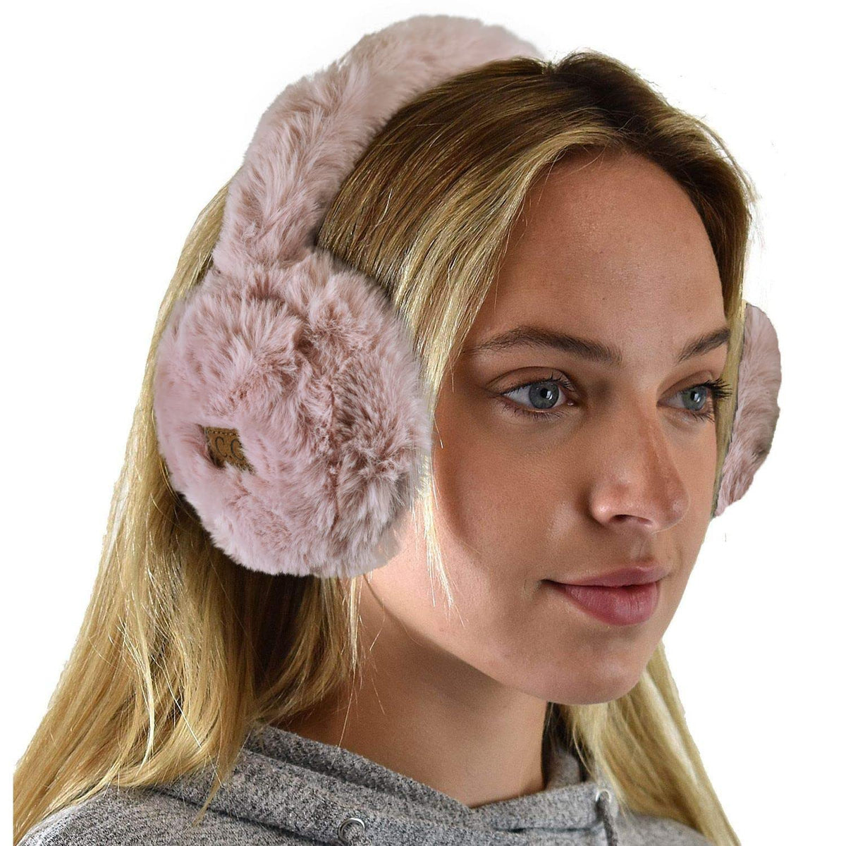 C.C Soft Winter Warm Adjustable Headband Ear Warmer Earmuffs