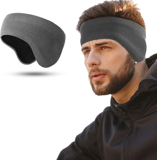 WTACTFUL 1-2 Pack Ear Muffs Ear Warmers, Winter Extra Thick Fleece for Men
