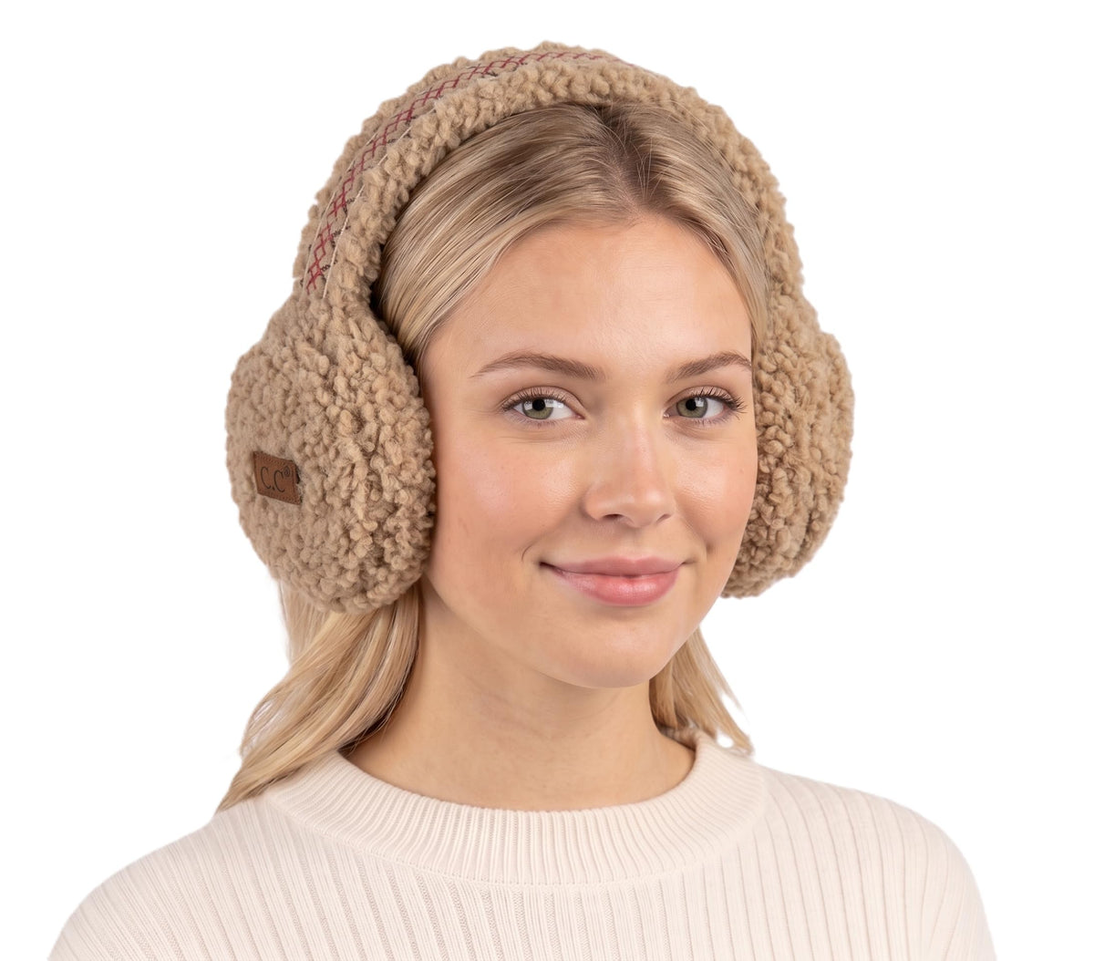 C.C Soft Winter Warm Adjustable Headband Ear Warmer Earmuffs