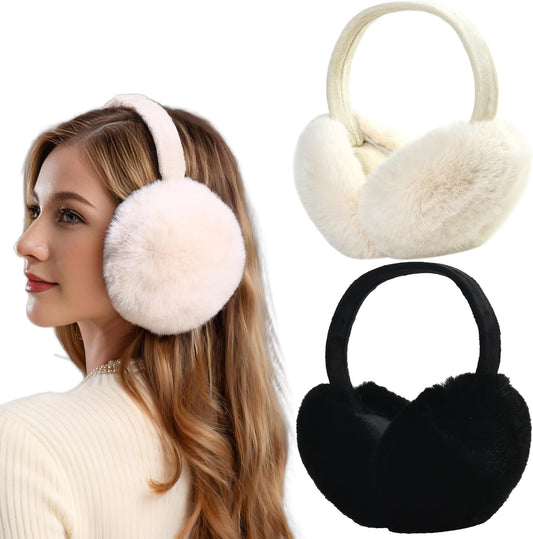 Women Winter Ear Muffs Warm Earmuffs Ladies Foldable Ear Warmer