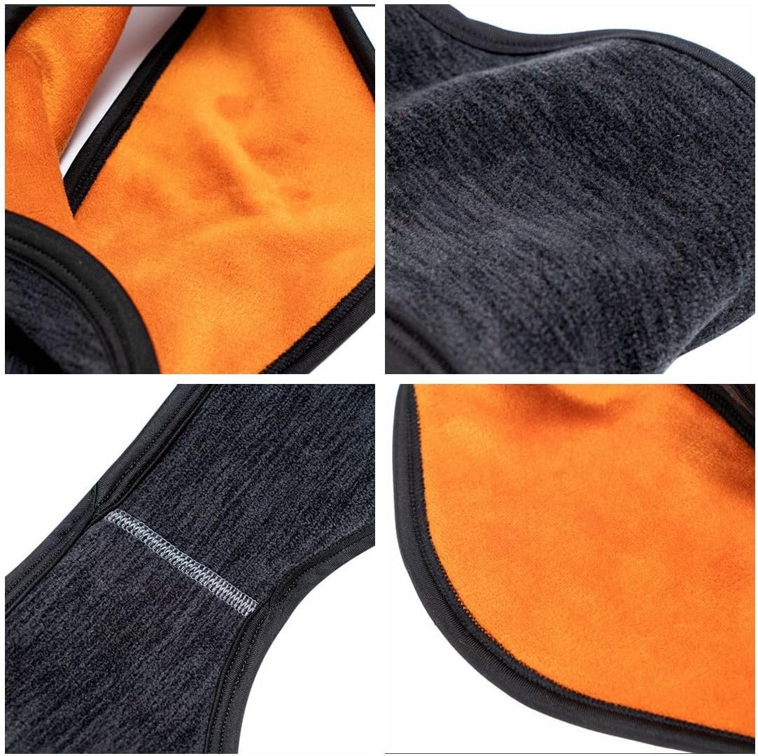 2 Pack Thick Fleece Ear Muffs, Winter Ear Warmers Headbands for Women Men, Ear Protection for Running, Skiing Cycling, Yoga and Hiking