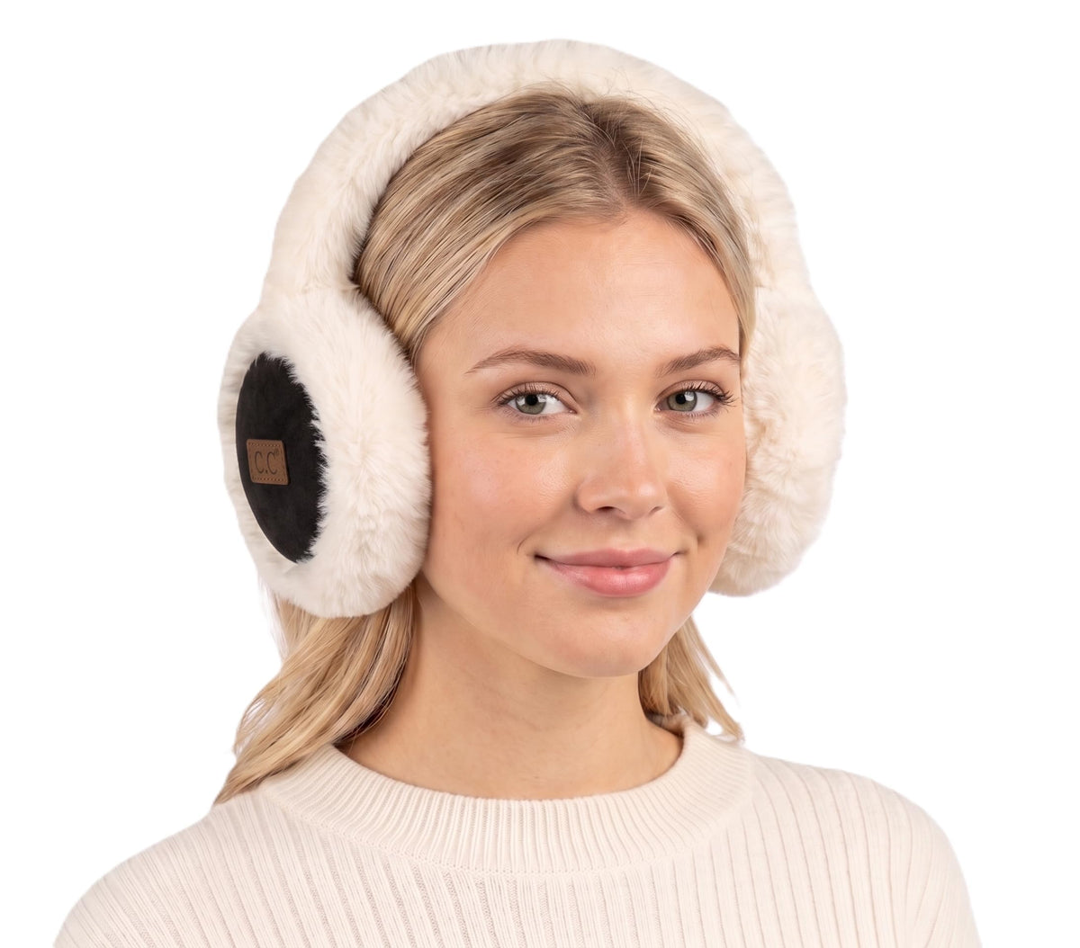 C.C Soft Winter Warm Adjustable Headband Ear Warmer Earmuffs