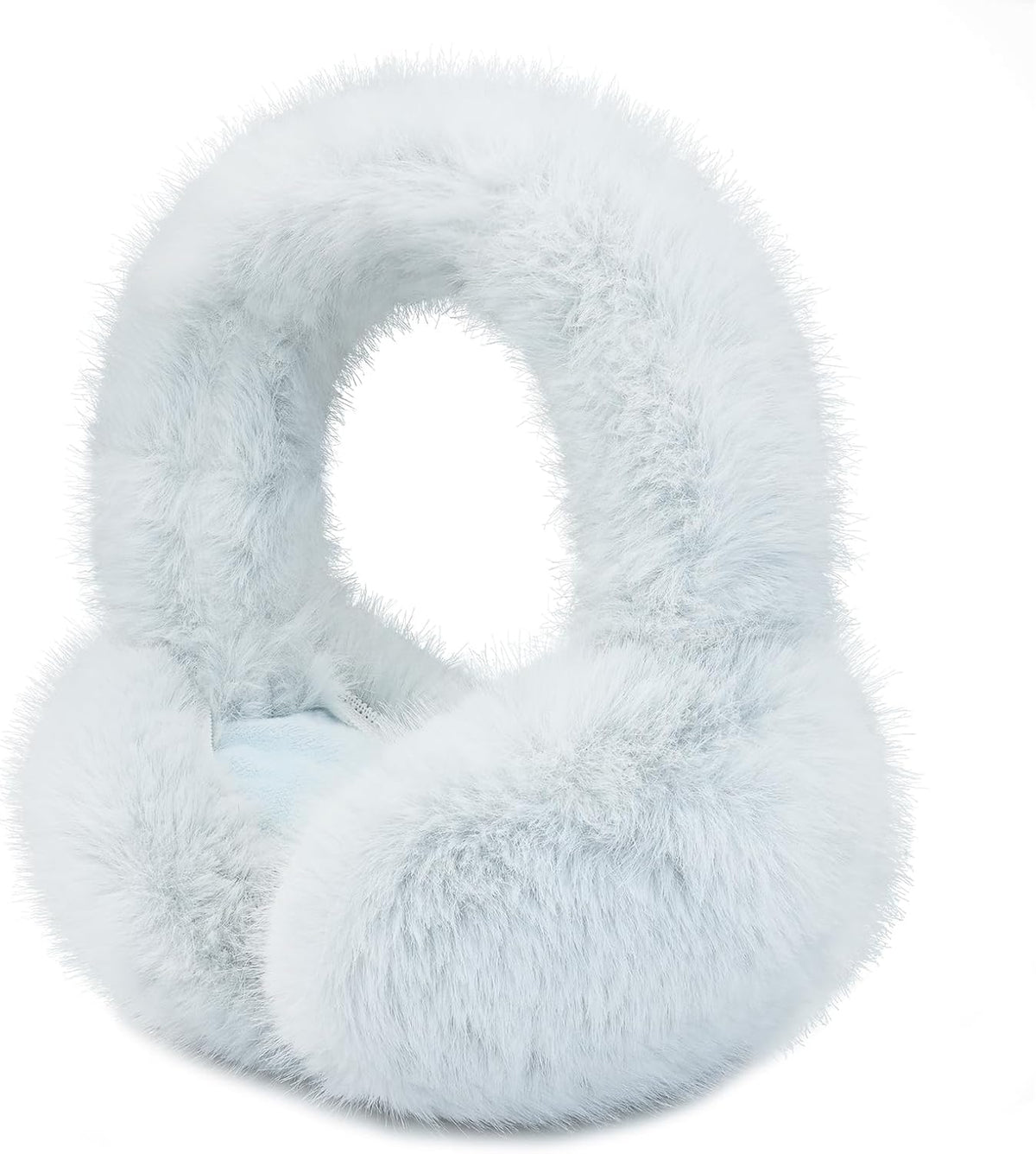 FSTEOE Women Winter Earmuffs Warm Cozy Ear Warmers Soft Fluffy Ear Muff