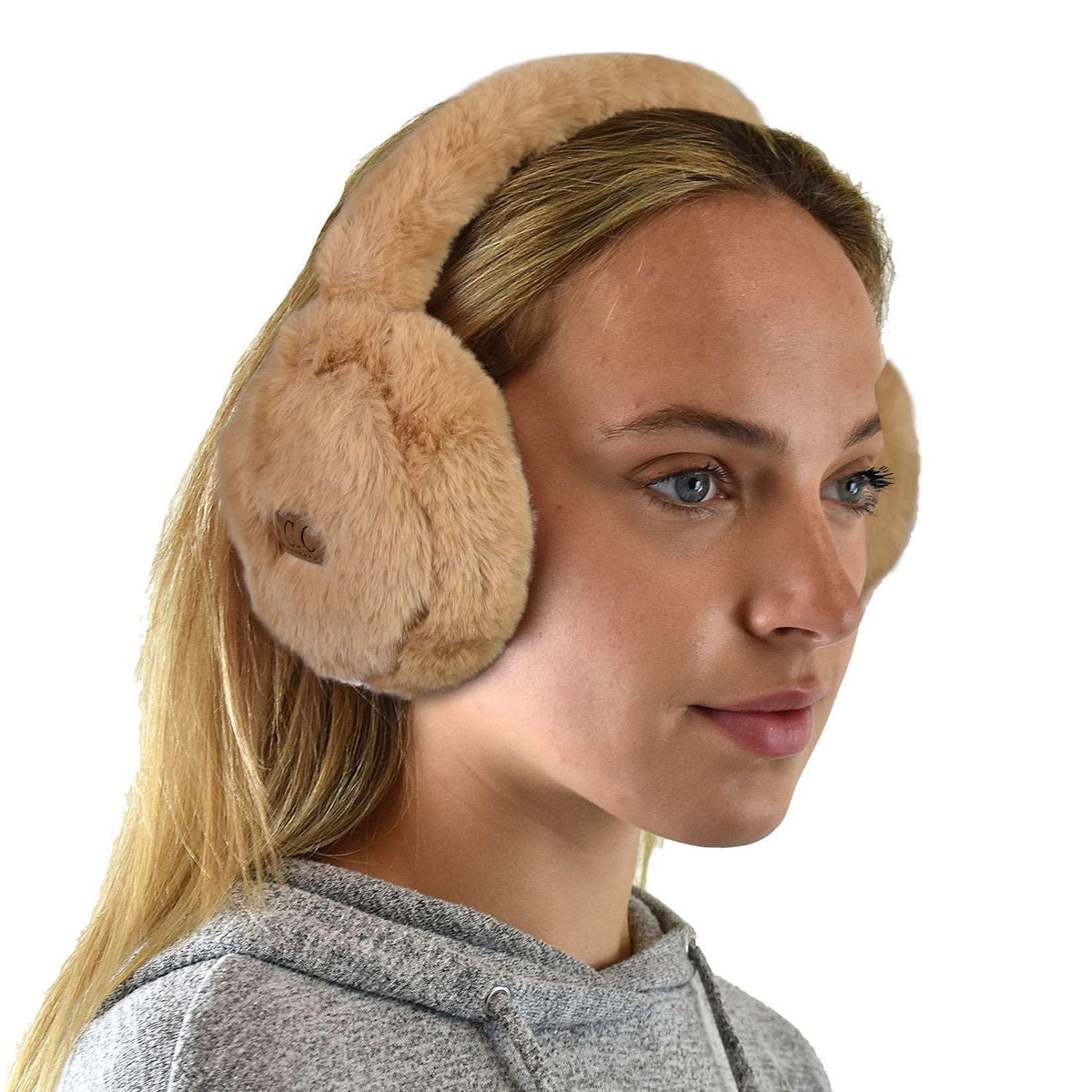 C.C Soft Winter Warm Adjustable Headband Ear Warmer Earmuffs