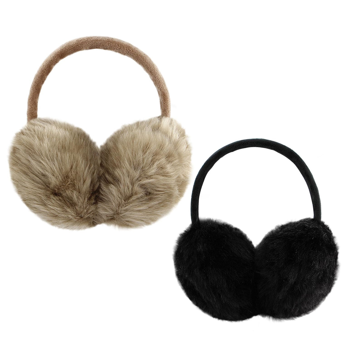 POXIMI Women Winter Earmuffs Girl Ski Adjustable Ear Covers for Kid Cute Bow Ear Warmer Outdoor Earmuff Fleece Lining