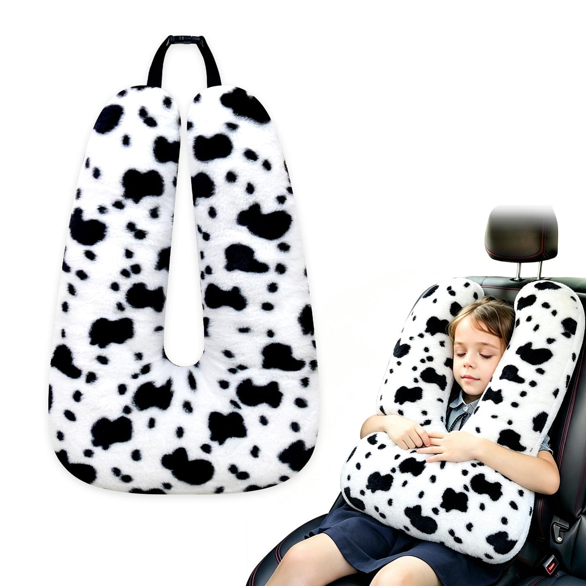 Atablyn Travel Pillows for Car Back Seat U Shaped Travel Pillow Cushion Car Pillow for Family Sleeping Airplane Adults and Children Head Neck and Body Support Long Distance Journey Accessories