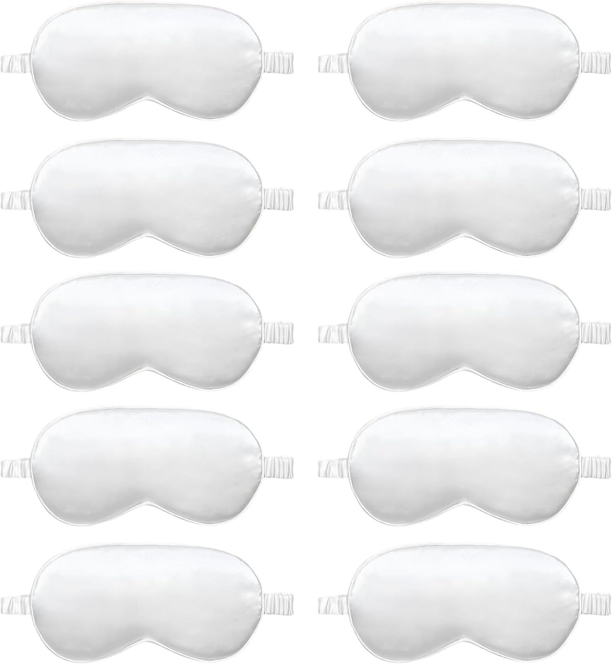 10 Pack Sleep Mask,Silk Eye Mask,for Night Sleeping,Office, Travel,Party Games,Suitablefor Men/Women (Pink)