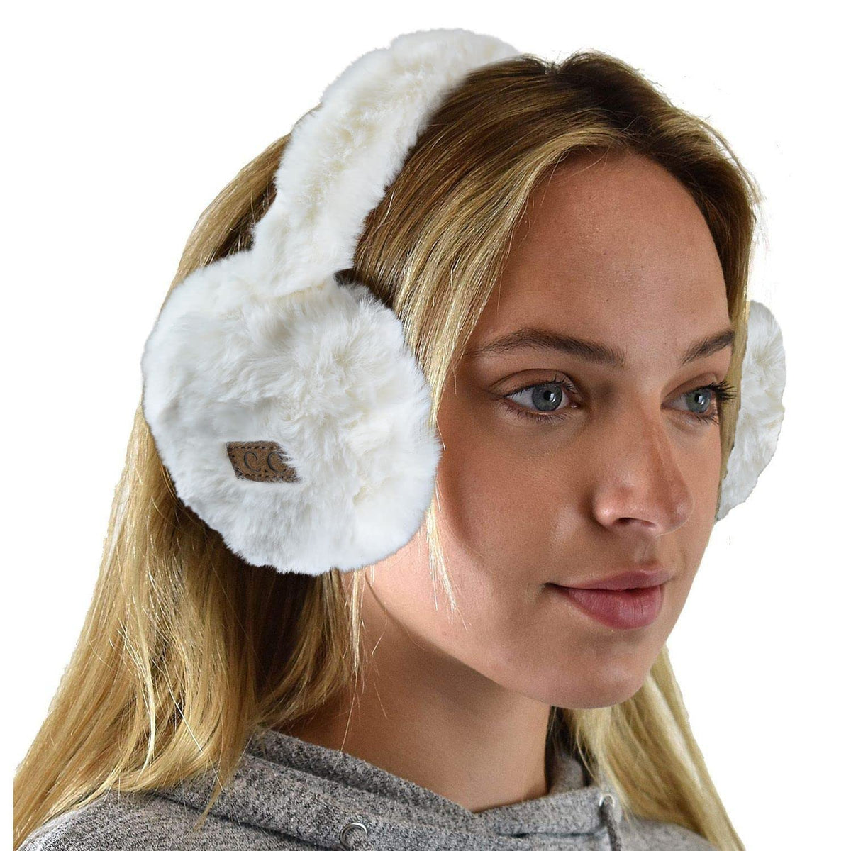 C.C Soft Winter Warm Adjustable Headband Ear Warmer Earmuffs