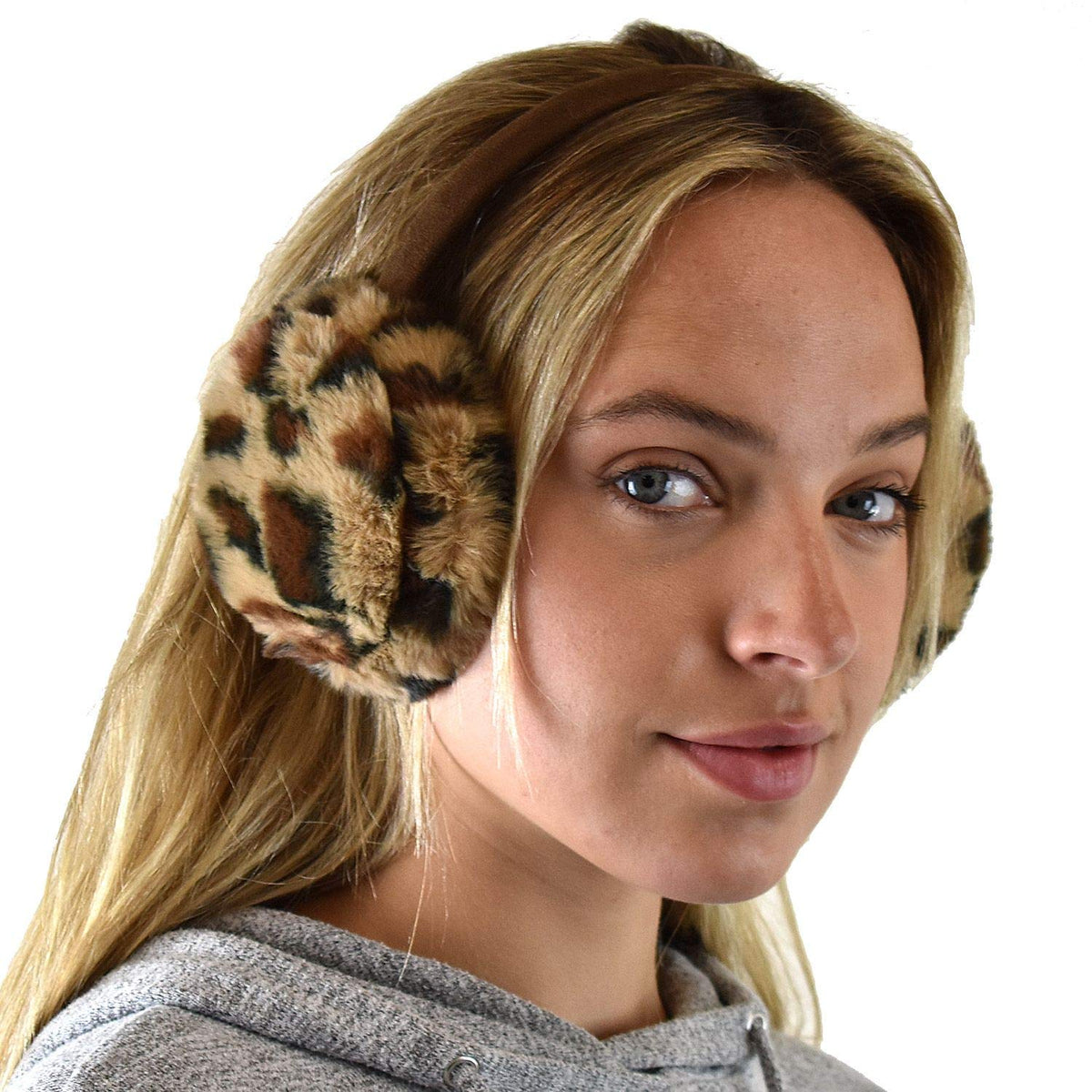 C.C Soft Winter Warm Adjustable Headband Ear Warmer Earmuffs