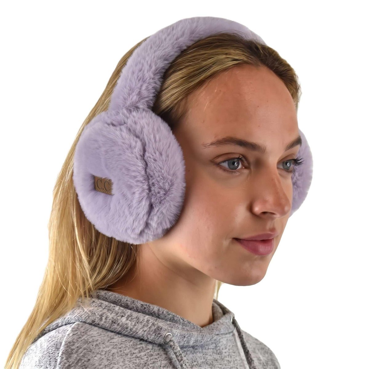 C.C Soft Winter Warm Adjustable Headband Ear Warmer Earmuffs