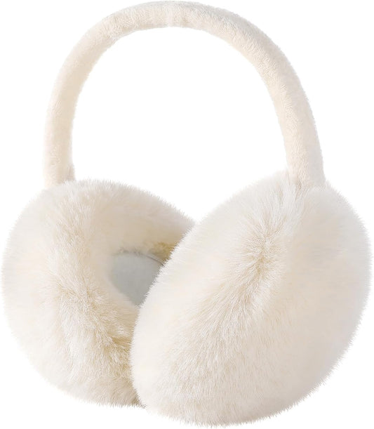 Ear Muffs for Winter Women, Adjustable Foldable Earmuffs
