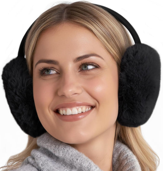 Brook + Bay Fluffy Folding Ear Muffs for Women & Teens