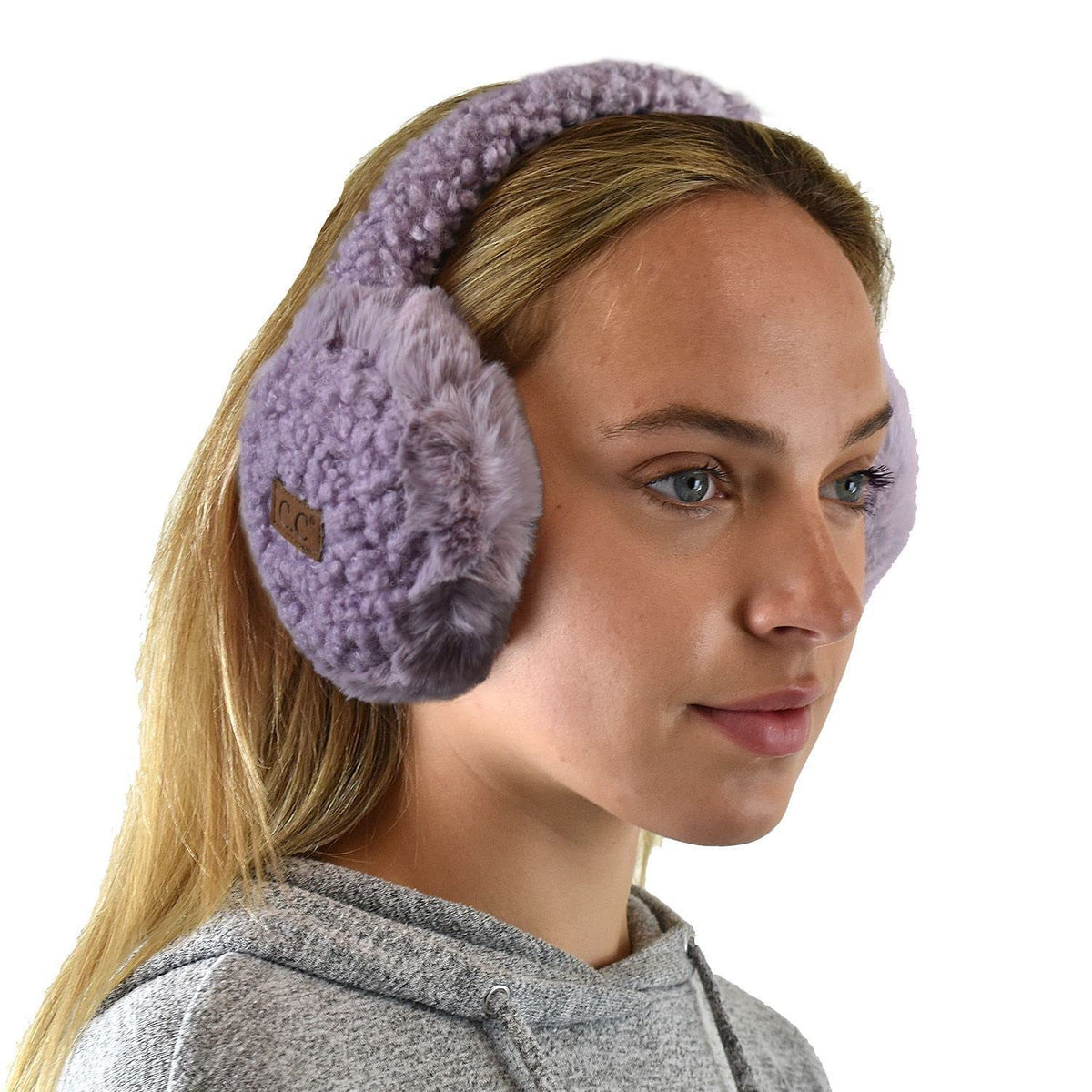 C.C Soft Winter Warm Adjustable Headband Ear Warmer Earmuffs