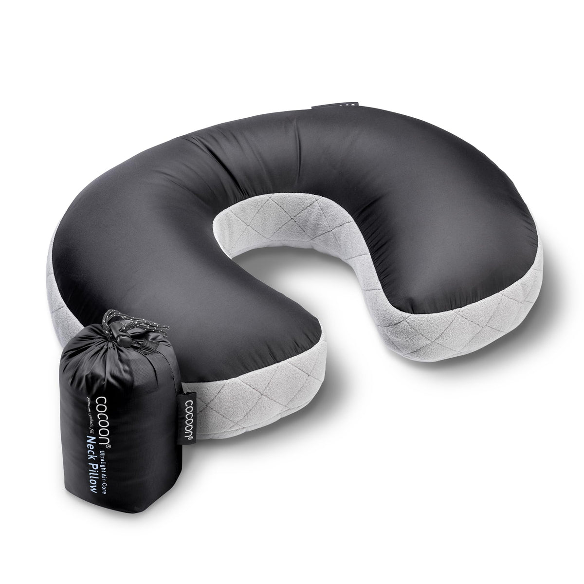 COCOON U-Shaped AirCore Travel Pillow - Light Blue