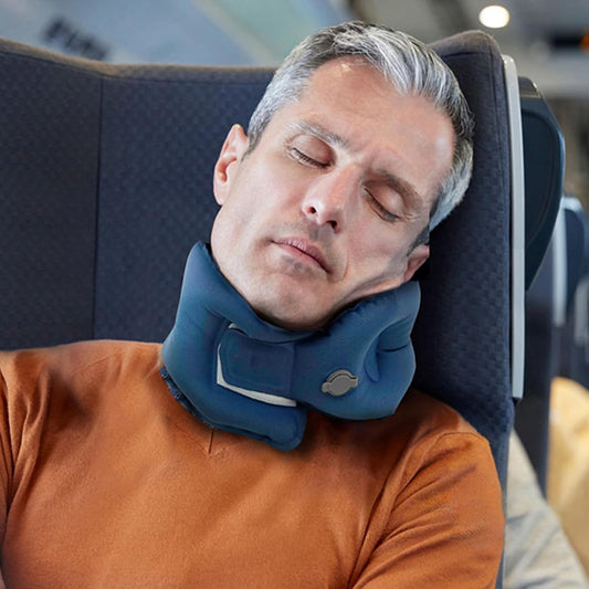 Inflatable Neck Pillow Airplane, Inflatable Travel Pillows For Airplanes