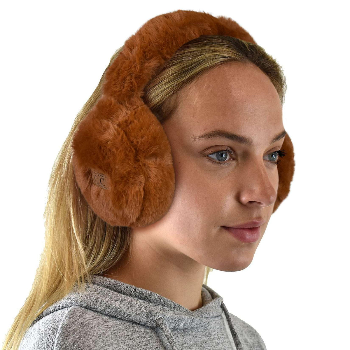 C.C Soft Winter Warm Adjustable Headband Ear Warmer Earmuffs