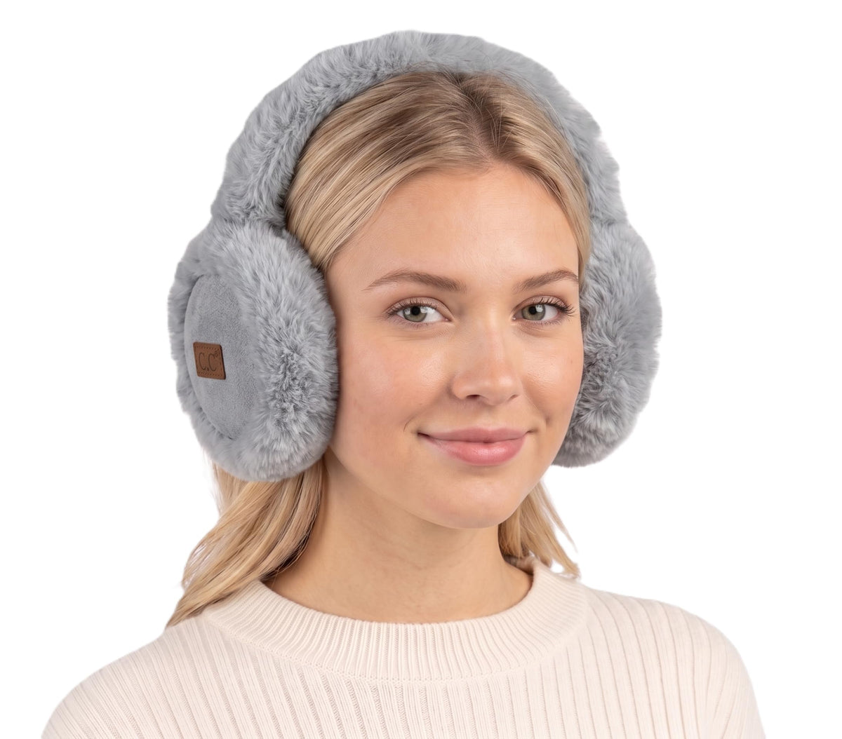 C.C Soft Winter Warm Adjustable Headband Ear Warmer Earmuffs