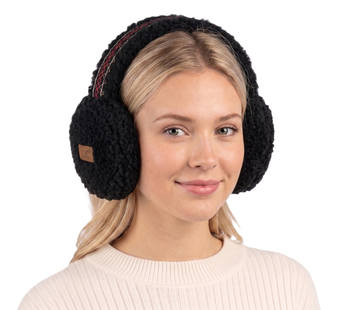 C.C Soft Winter Warm Adjustable Headband Ear Warmer Earmuffs