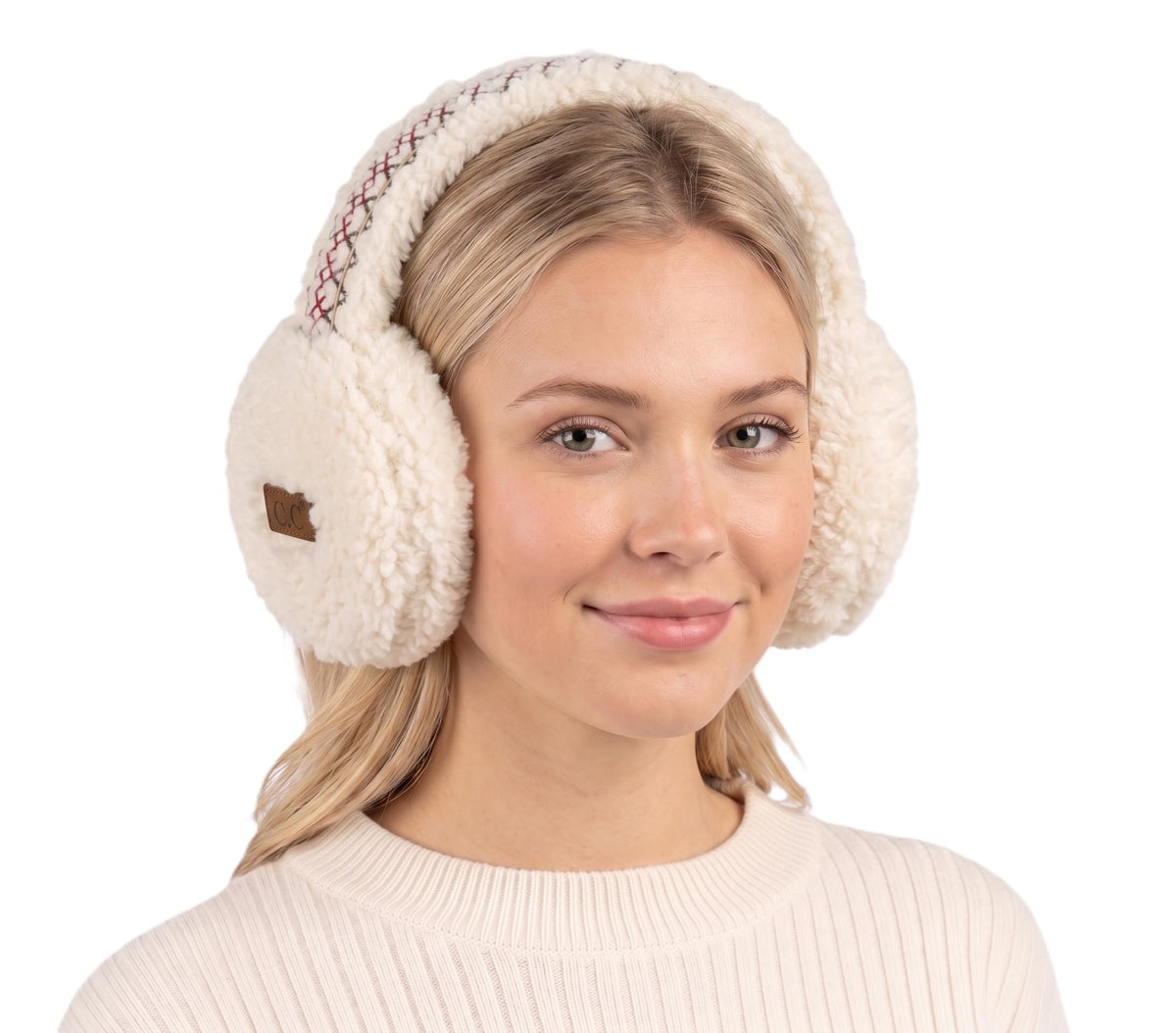 C.C Soft Winter Warm Adjustable Headband Ear Warmer Earmuffs