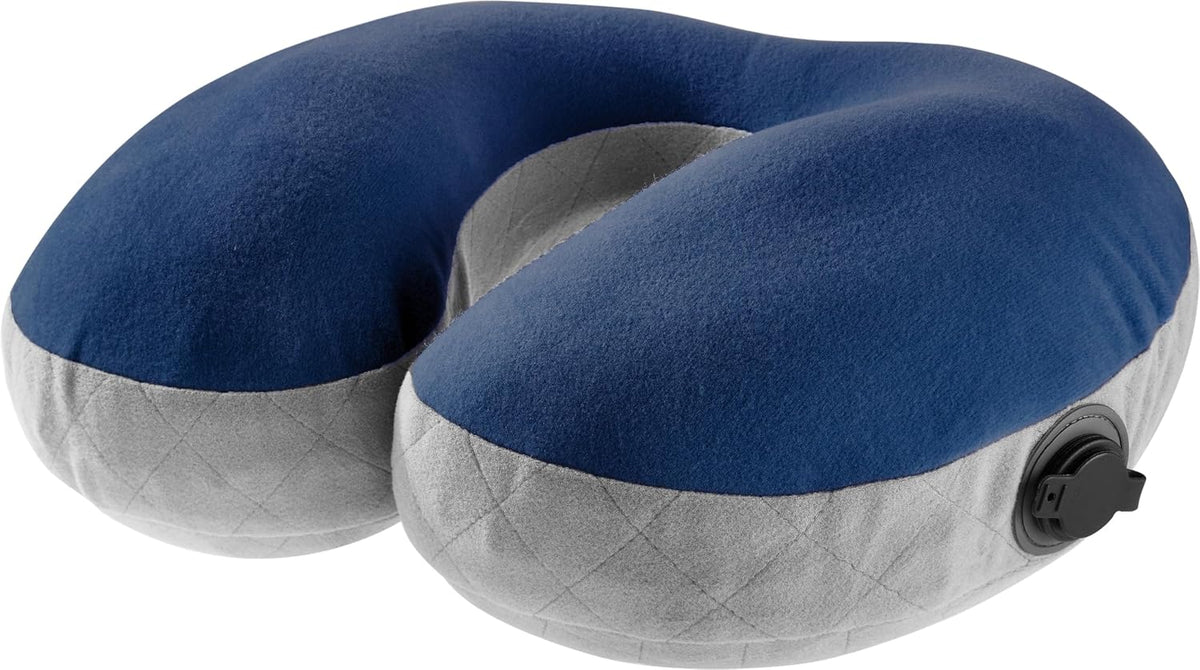 COCOON U-Shaped AirCore Travel Pillow - Light Blue