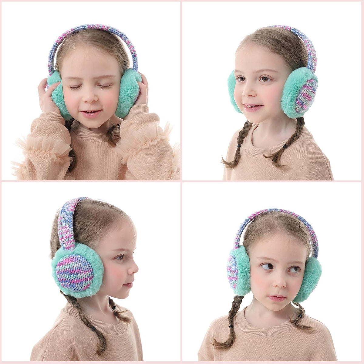 Flammi Kids Ear Muffs for Girls Winter Earmuffs