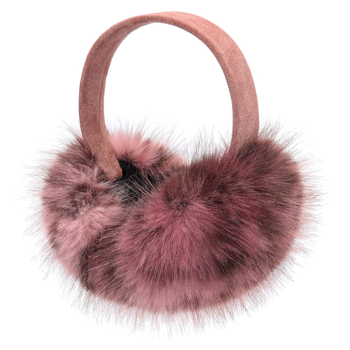 RUIKUNA Fluffy Ear Muffs Women Winter EarMuffs Girls Foldable Ear Warmers