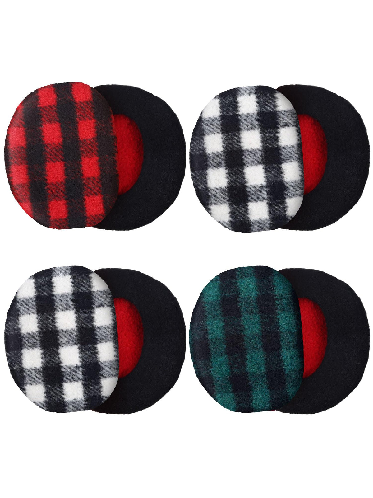 Geyoga 4 Pairs Bandless Ear Muffs