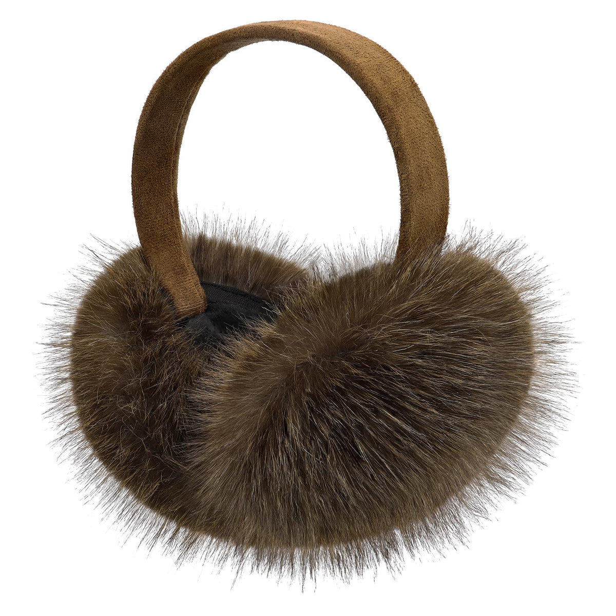 RUIKUNA Fluffy Ear Muffs Women Winter EarMuffs Girls Foldable Ear Warmers