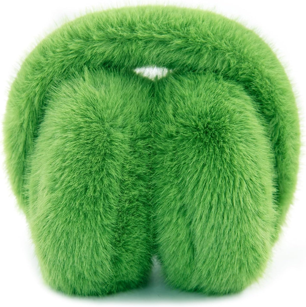 Winter Ear Muffs for Women Girls Faux Fur Cute White Earmuffs Fluffy Ear Warmers Foldable Ear Covers Outdoor