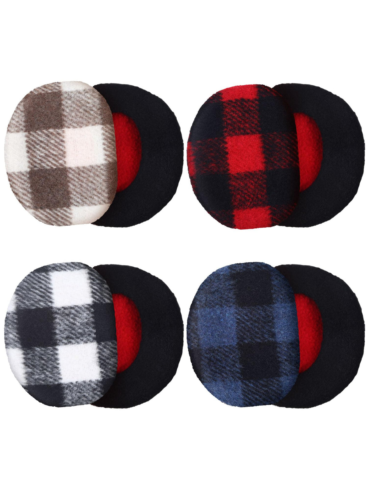 Geyoga 4 Pairs Bandless Ear Muffs