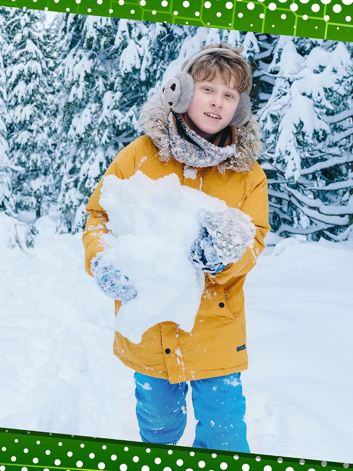 Fourluoo Winter Earmuff for Kid