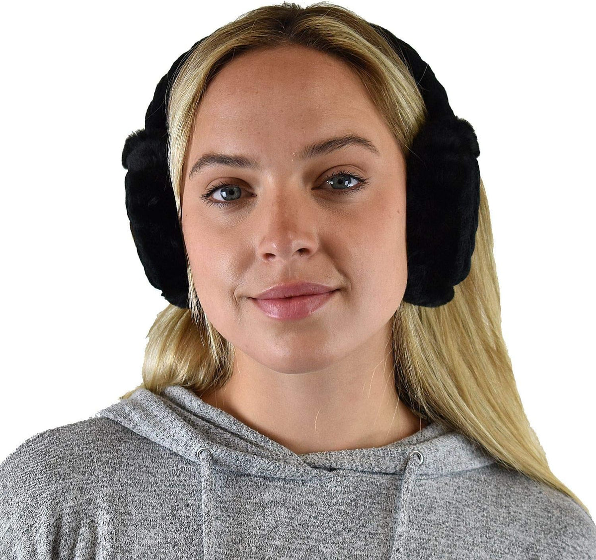 C.C Soft Winter Warm Adjustable Headband Ear Warmer Earmuffs