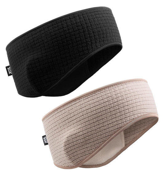 SUNMECI Thermal Soft Headband Fleece Ear Warmer Windproof for Winter
