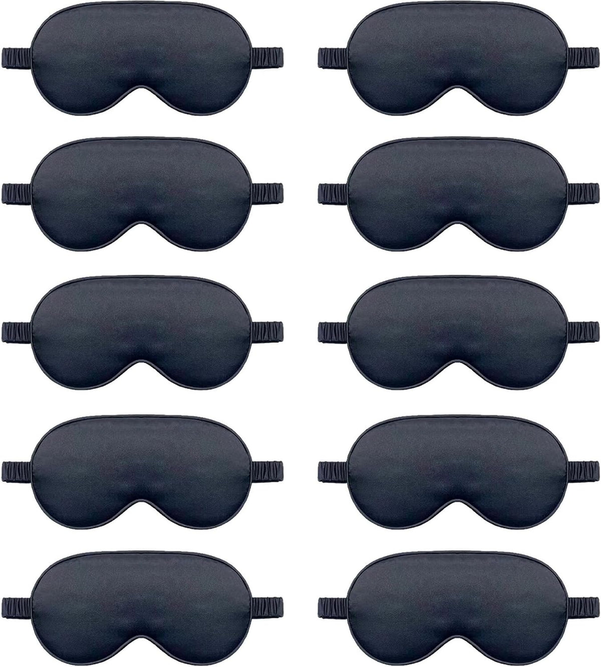 10 Pack Sleep Mask,Silk Eye Mask,for Night Sleeping,Office, Travel,Party Games,Suitablefor Men/Women (Pink)
