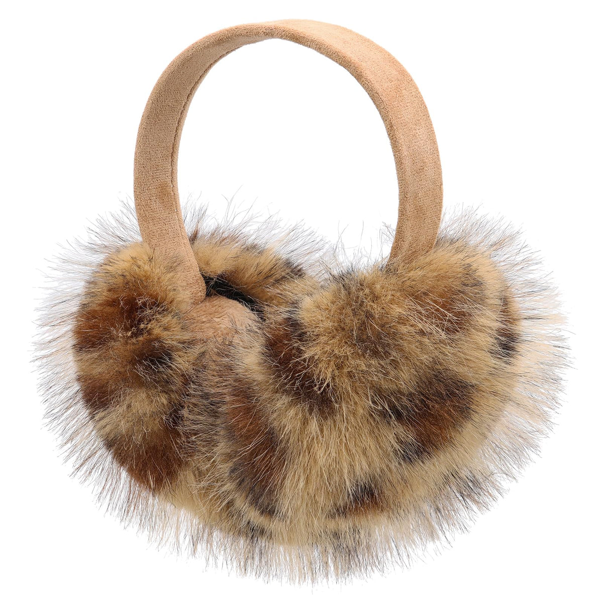 RUIKUNA Fluffy Ear Muffs Women Winter EarMuffs Girls Foldable Ear Warmers